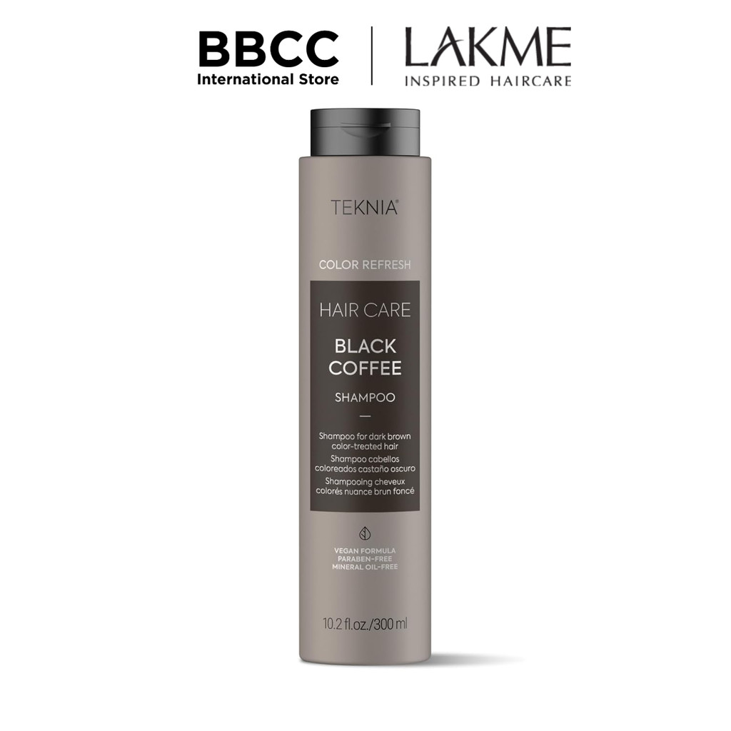 LAKMÉ Teknia Black Coffee Color Refresh Shampoo, Color Depositing Shampoo for Black brown color hair