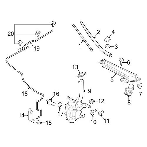 Ford EM2Z-17B649-A - ชุดเซ็นเซอร์