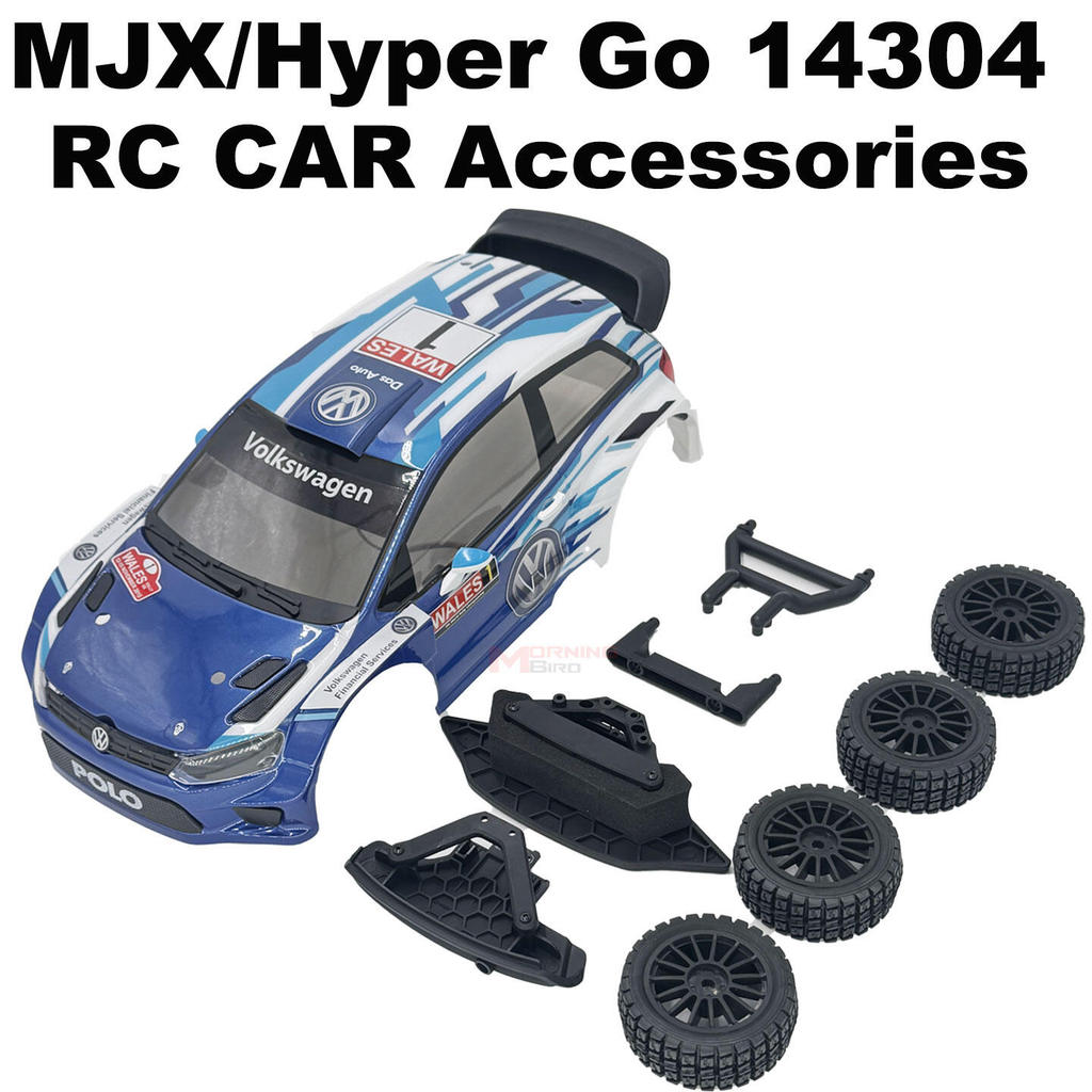 MJX RC Hyper Go RC อะไหล่รถยนต์สําหรับ 14304 ดัดแปลงอุปกรณ์เสริมรถและเปลือกรถเปลี่ยน Tyre ด้านหน้าแล