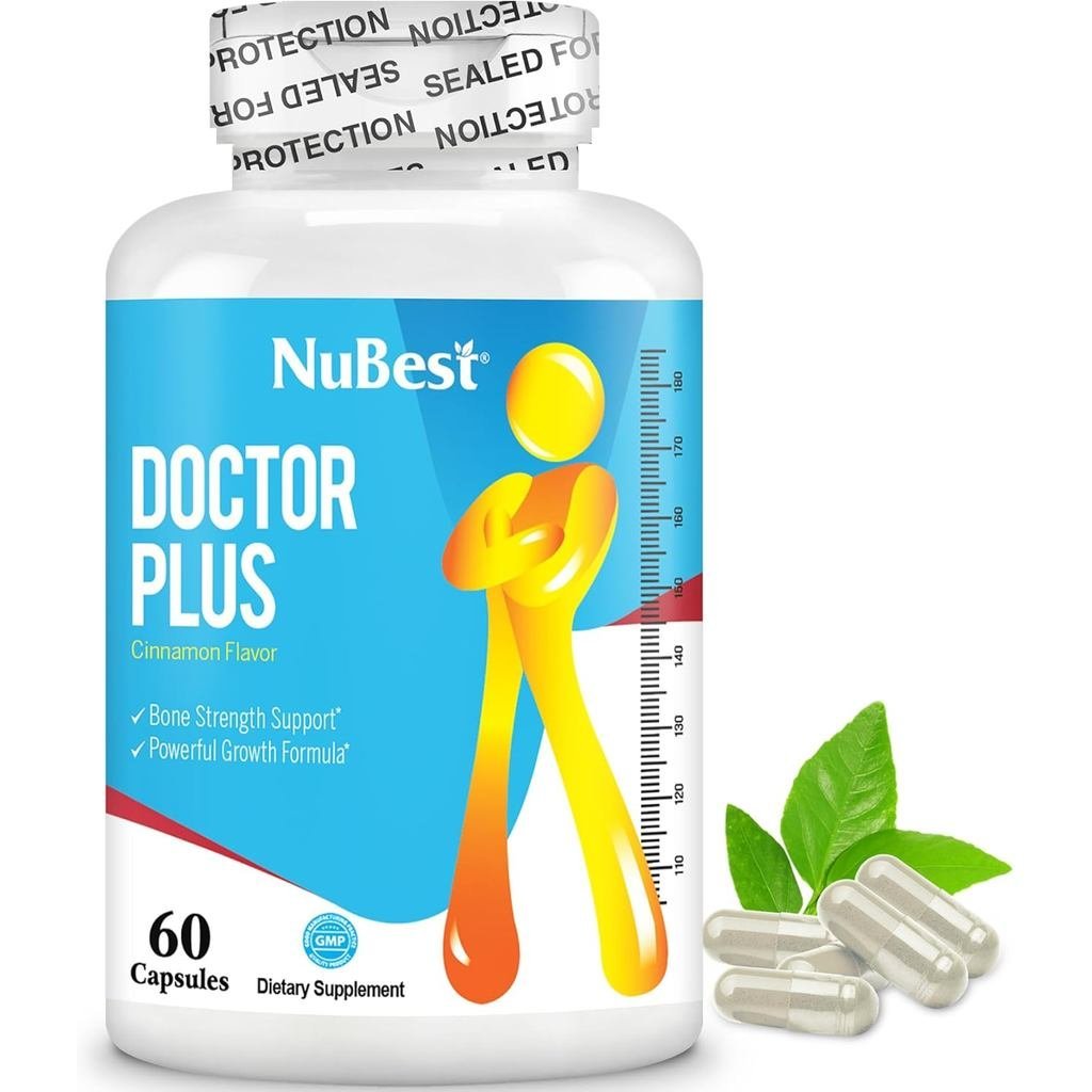 NuBest Doctor Plus รวมวิตามิน D3, K2 และแมกนีเซียม เพิ่มพลังกระดูกและระบบภูมิคุ้มกัน | 60 แคปซูล | อ