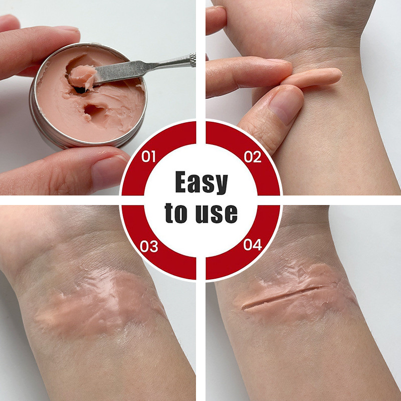 Skin Wax Scar Wound Cover Scar Skin Wax Pad จมูก Skin Wax ฮาโลวีนแต่งหน้า 26.3.16