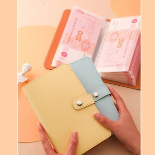 สมุดออมเงิน ใส่ได้ 100 แผ่น สมุดโน๊ตสมุดบัญชี ท้าทายออมเงิน Savings Book สมุดบันทึกการออม ใส่ 1000บาทได้