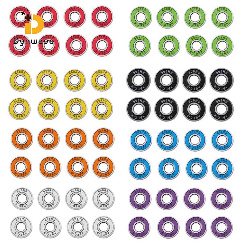 Dynwave Bearing Wheel -9 608RS ทั้ง Shielded Skateboard Ball Bearings แบริ่งเหล็ก Smooth สําหรับอินไ