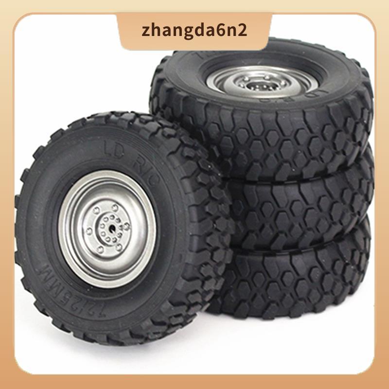 In StockleMetal Beadlock Wheel RC Crawler Car Rubber Tyre