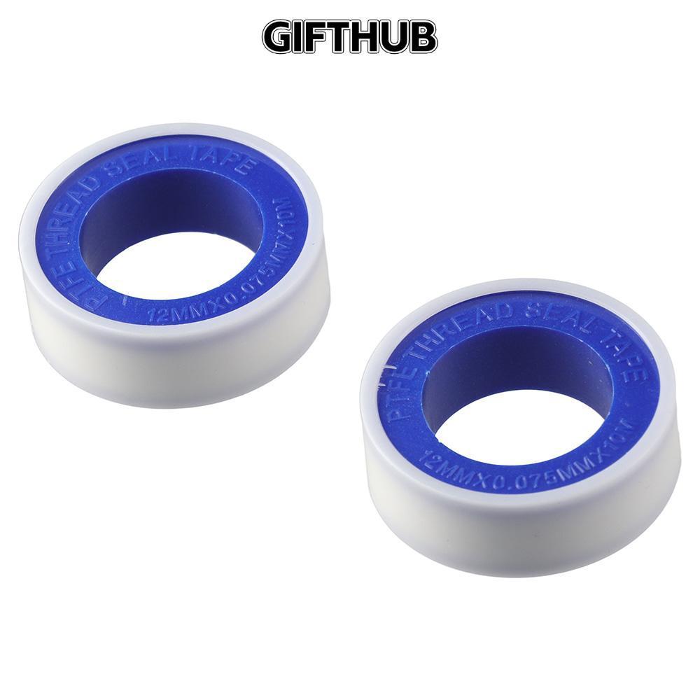 GIFTHUB PTFE Tape, สีขาว 12mmx10m Plumbers Tape, Thread Sealant Tape
