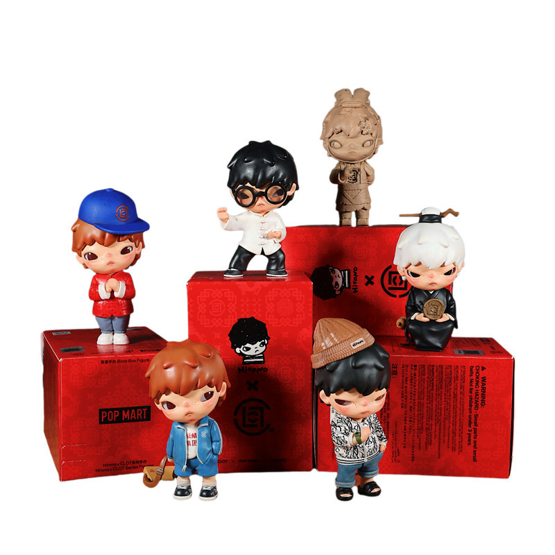 [ความลับ] POPMART Hirono Ono Shelter Series เครื่องประดับอินเทรนด์เล่นรูปปริศนากล่องของขวัญ