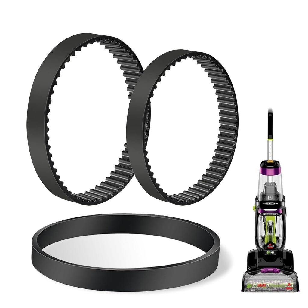 สายพานสูญญากาศสําหรับ Bissell ProHeat 2X Revolution น้ํายาทําความสะอาดพรมสัตว์เลี้ยง 1548 1551 1551W