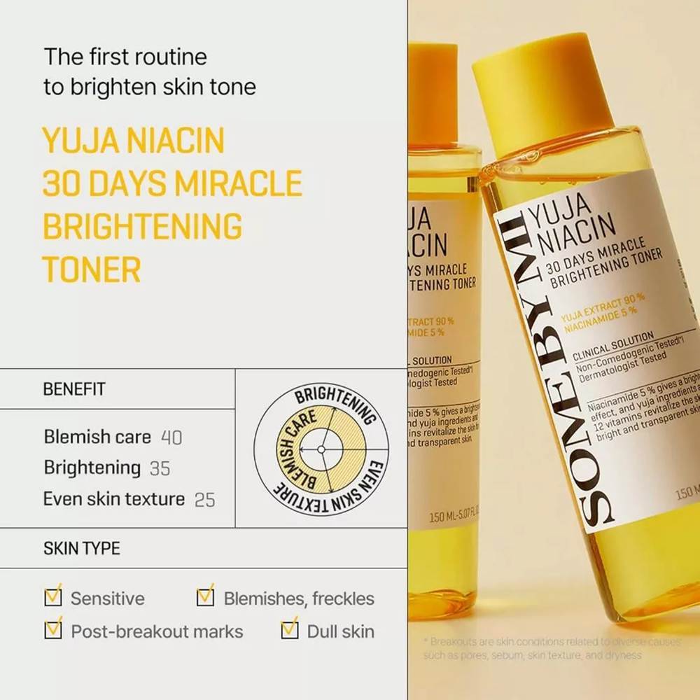 Yuja Niacin 30-Day Miracle Brightening Toner 150ml