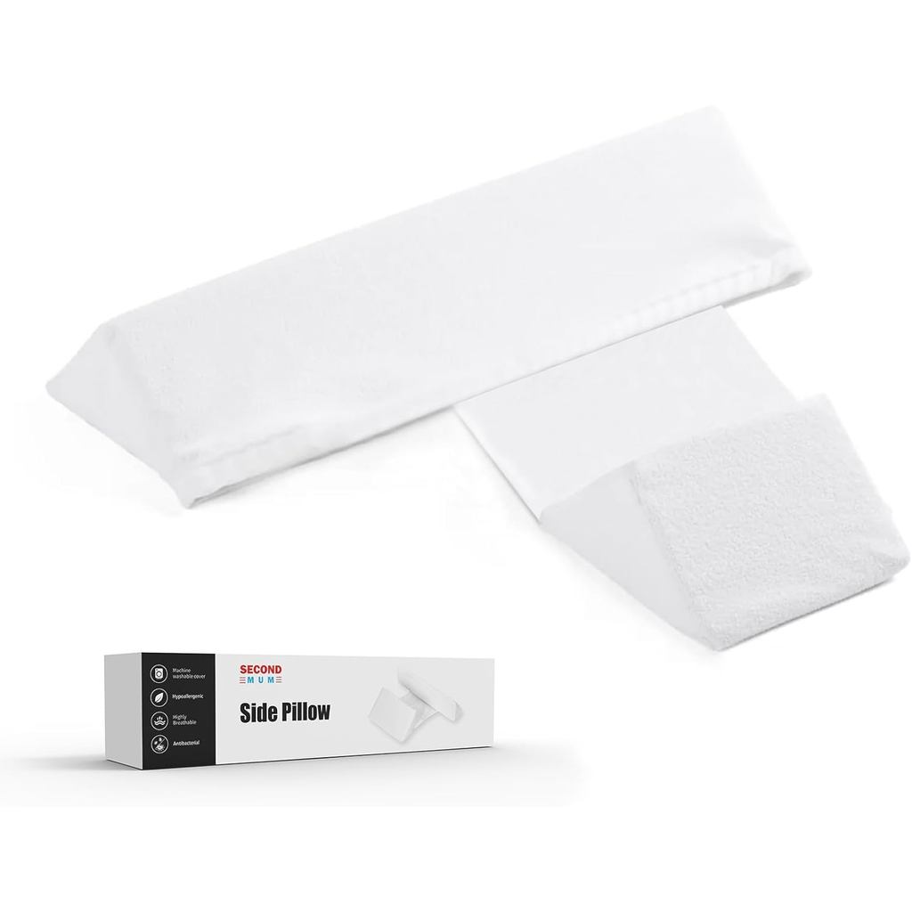 Baby Side Sleeper Wedge หมอนนุ่มและระบายอากาศได้ดีรองรับทารกแรกเกิดด้านหน้าและด้านหลัง