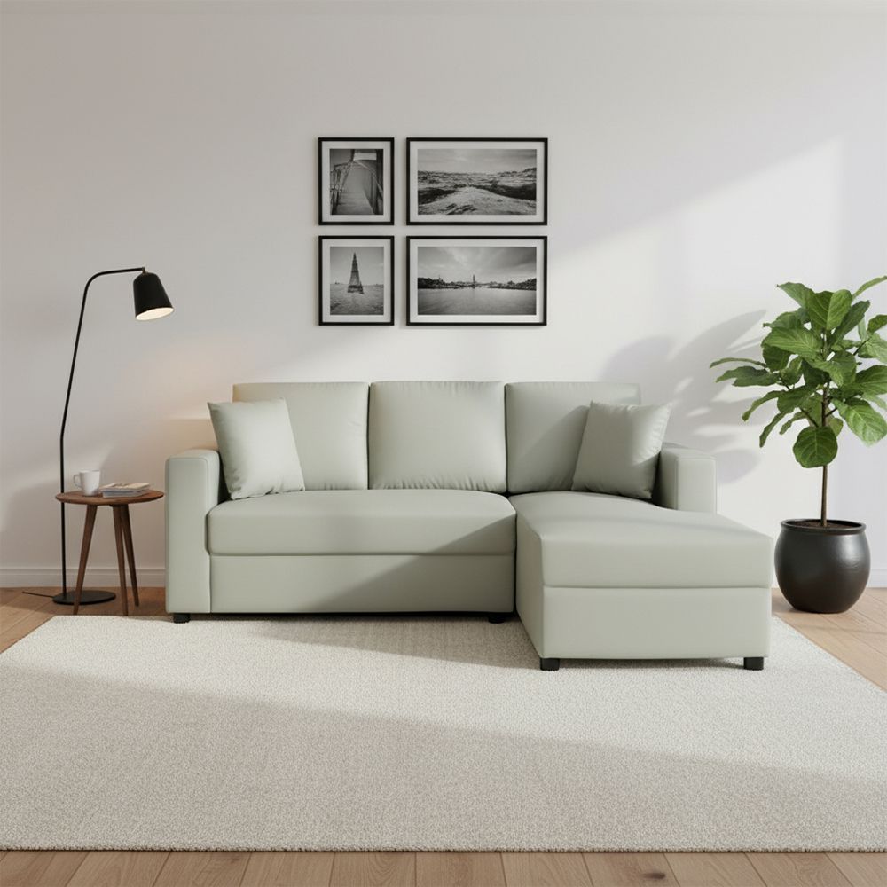 HomeHuk โซฟา PVC L-shape รุ่นจอร์จ