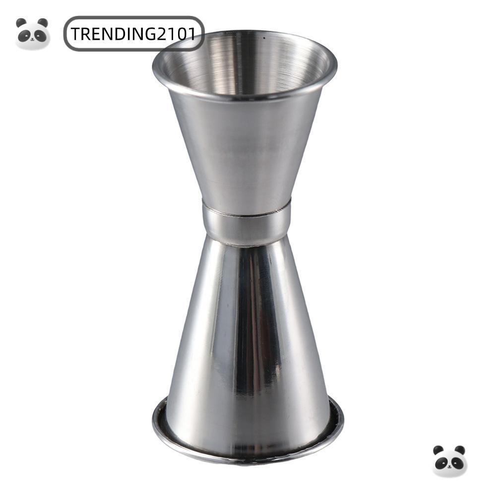 TRENDING Bar วัด Jigger การวัดภายในสแตนเลส Double Didi Jigger, วัด Shot OZ/ML ญี่ปุ่น Jigger Home