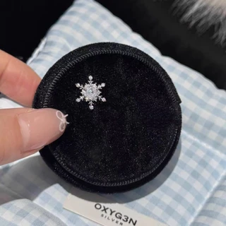 1PC Pretty Alloy Snowflake Wings Star Tree Stud ต่างหูสําหรับสุภาพสตรี