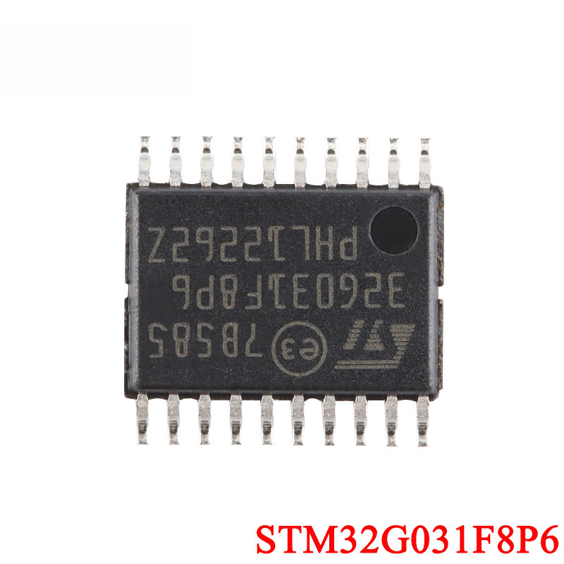 5 ชิ้น/1 ชิ้น STM32G031F8P6 STM32G031 STM32 G031F8P6 STM32G TSSOP-20 แขน Cortex-M0 + 32-bit MCU Micr