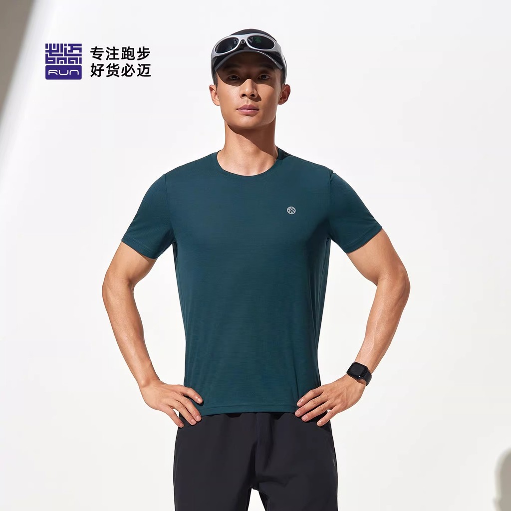 เสื้อยืดใส่วิ่ง สัมผัสเย็น BMAI ผู้ชาย Zero Run 66g น้ำหนักเบา แห้งไว ระบายอากาศดี