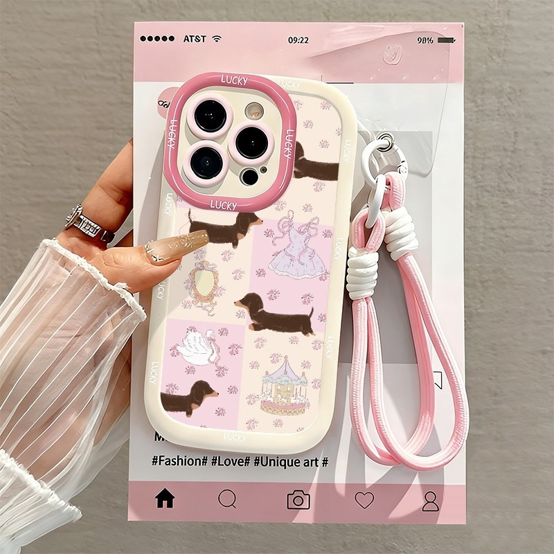 Case+สร้อยข้อมือRealme C63 C61 C53 C51 C51S C35 C33 C30 C30S C21Y C25Y C21 C20 C20A Narzo 60 50 50i 