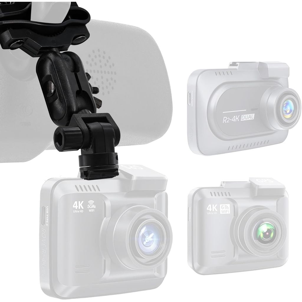 Dash Cam Mount สําหรับ Rove R2-4K, R2-4K PRO, R2-4K Dual, Stealth 4K, Stealth 4K PRO, Insignia NS-DC
