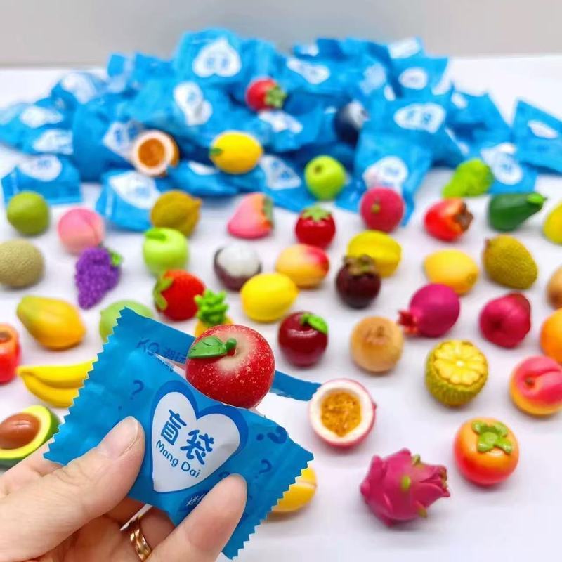 My Small blind bag Toy Small blind bag Small blind bag Miniature จําลองผักผลไม้ Surprise blind bag D
