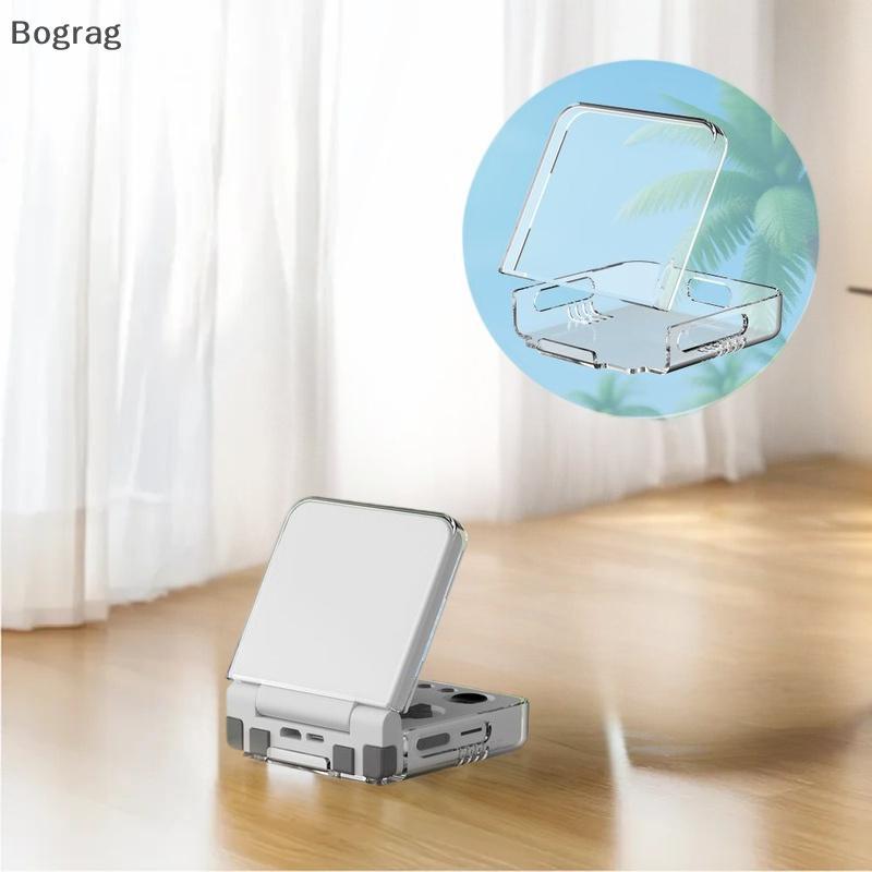 [Bogr] 1 ชุดสําหรับ Miyoo Flip V2/Miyoo Flip Transparent PC Hard Case Shoproof Scratch-Slip Premium 