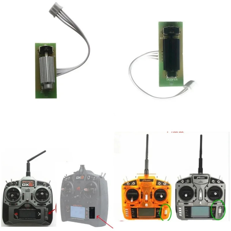 Spektrum DX6i DX7 สวิตช์ลูกกลิ้งปุ่ม PCB เปลี่ยน SPMR61062 สําหรับ ORX T-SIX Storm I6S วิทยุ