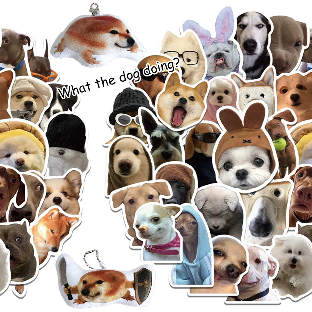 Cheems Dog Meme Talking Plush Doll What The Dog Doing Sound พวงกุญแจตกแต่ง