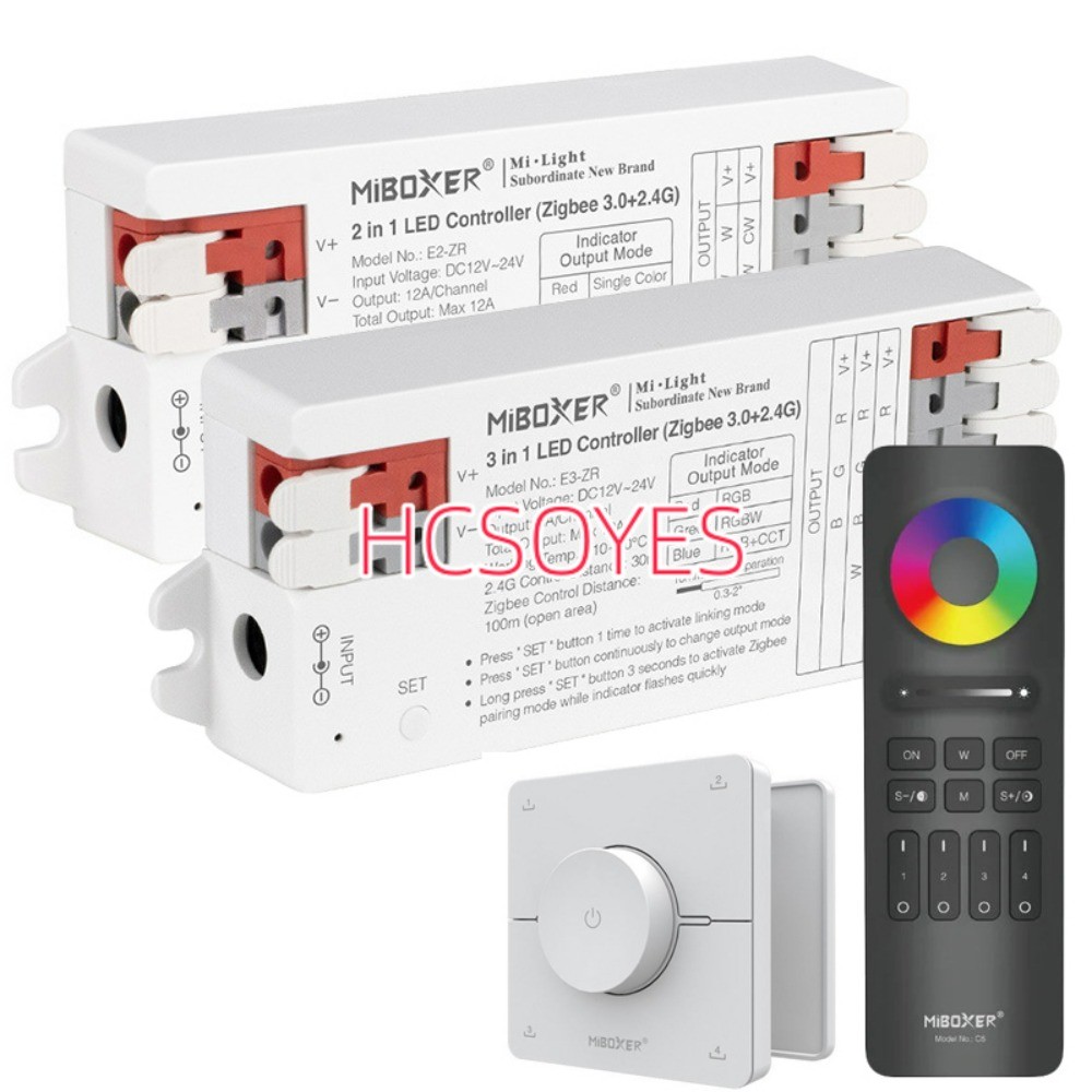 Miboxer (Zigbee 3.0+2.4G) 2 in 1/3 in 1 LED Strip Controller DC12~24V ใช้งานร่วมกับ MiBoxer 2.4GHz s