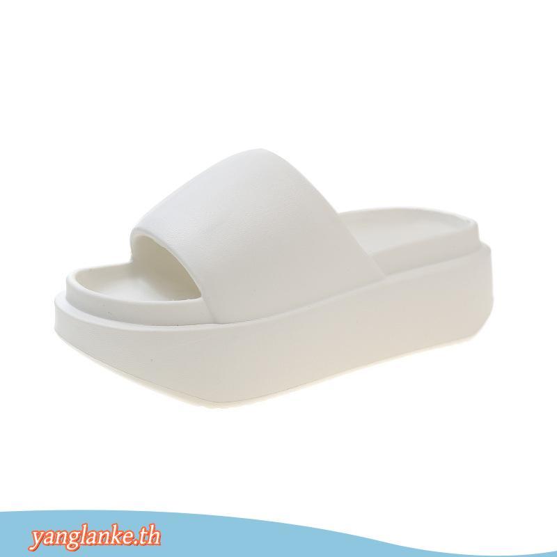 La mode รองเท้าแตะ วัสดุ EVA ลำลองสำหรับผู้หญิง พื้นรองเท้าหนามาก 2023NEW B90H2L4 34Z230825
