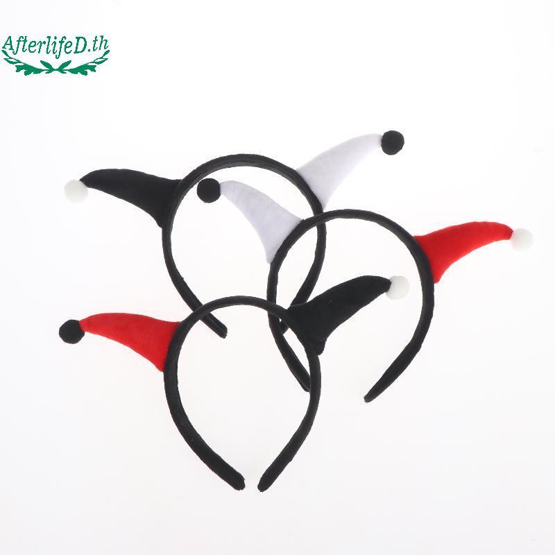 AF 2 ชิ้น สีสันสดใส คอสเพลย์ปีศาจ หมวกโจ๊กเกอร์ อุปกรณ์สำหรับงานปาร์ตี้ฮาโลวีน_props_A
