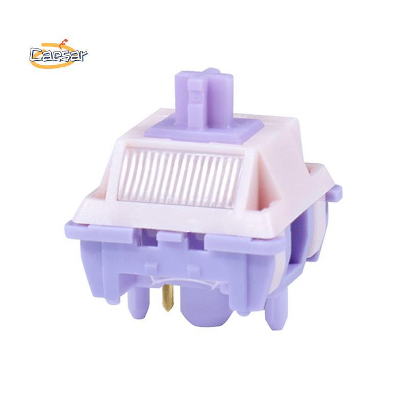 caesarA870PCS MMD Princess V4 Switch 5 Pin Linear Body Switches Hot-Swap 28g สําหรับ DIY Mechanical 