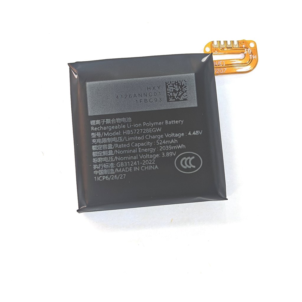 เหมาะสําหรับ Huawei GT5 46 มม.แบตเตอรี่ gT5PRO 46 มม.HB572728EGW-11 นาฬิกาแท้ D2