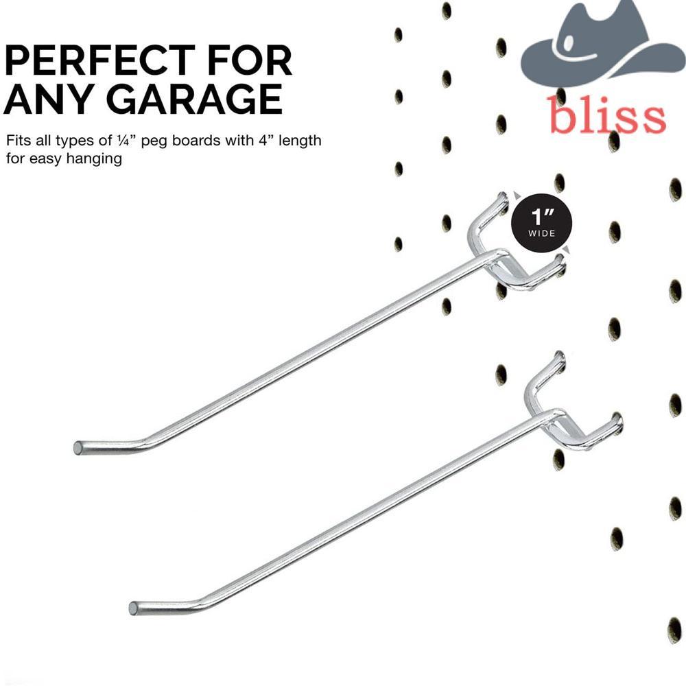 BLISS ขาตั้งกล้องตะขอสําหรับ Pegboard 4/6/8 นิ้ว Home Storage Buckle เครื่องเขียน Shop Organizer