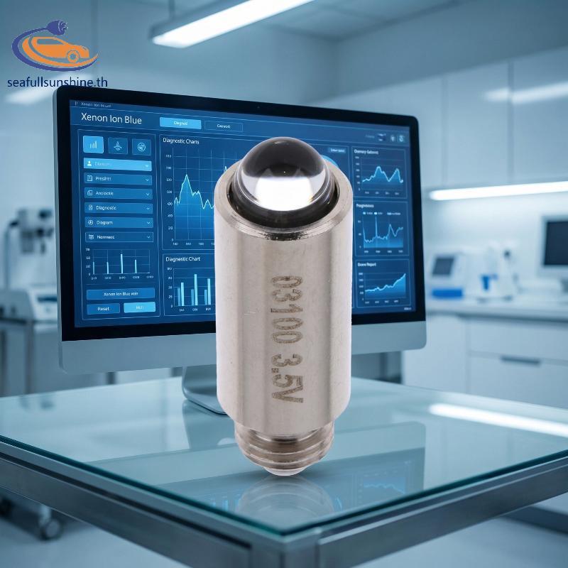 Seaf> Otoscope หลอดไฟ 3.5V 2.5W สําหรับ Welch Allyn GS 777 03100 Wall Transformer ประสิทธิภาพสูงไฟวิ