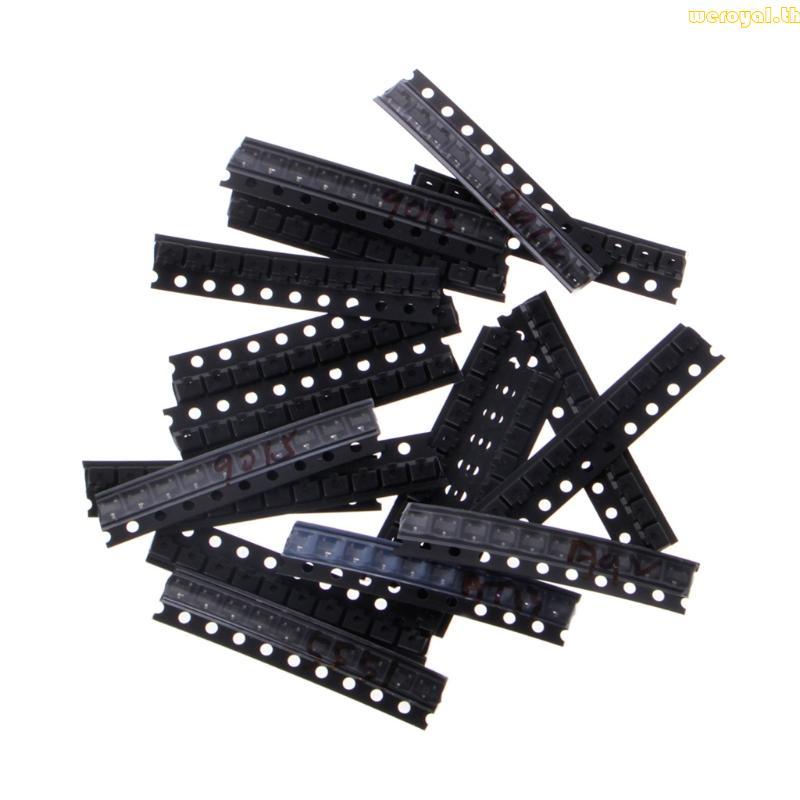 Weroyal 180 ชิ้น 18 ค่า SMD ทรานซิสเตอร์ชุดสารพัน SOT-23 2N2222 S9013 S9014 S9015 S9