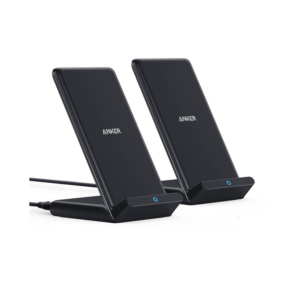 Anker 313 Wireless Charger (Stand), Qi-Certified สําหรับ iPhone 17/17 Pro Max/16/15/14/13, 10W Fast-