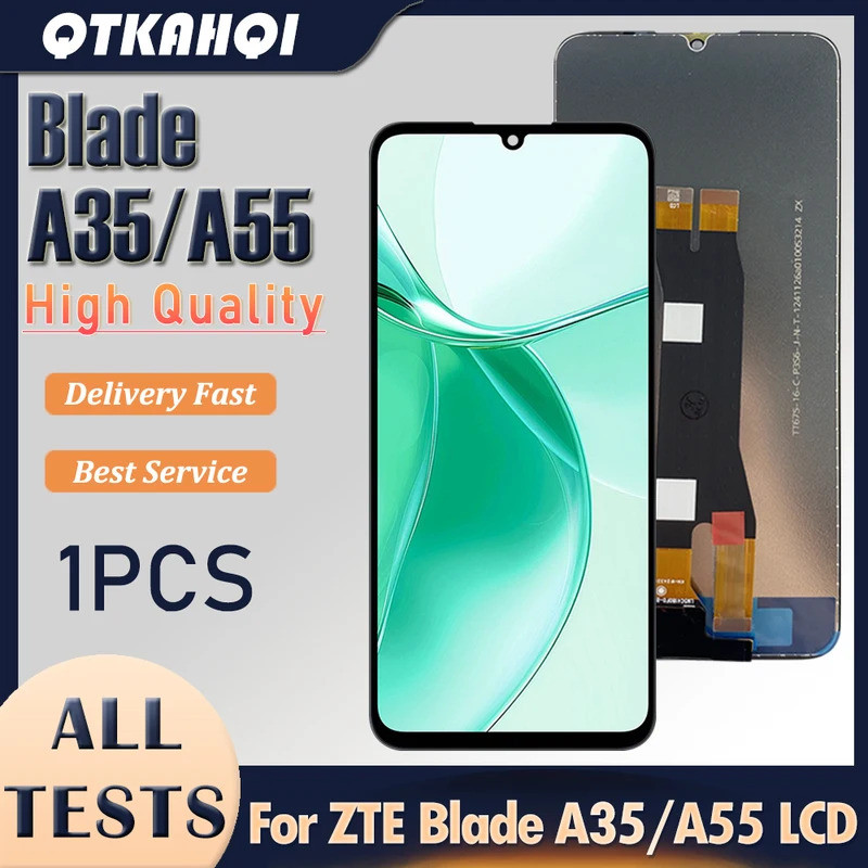 6.75 "สําหรับ ZTE ใบมีด A35 LCD Z2453 จอแสดงผล Touch Screen Digitizer Assembly สําหรับ ZTE ใบมีด A55