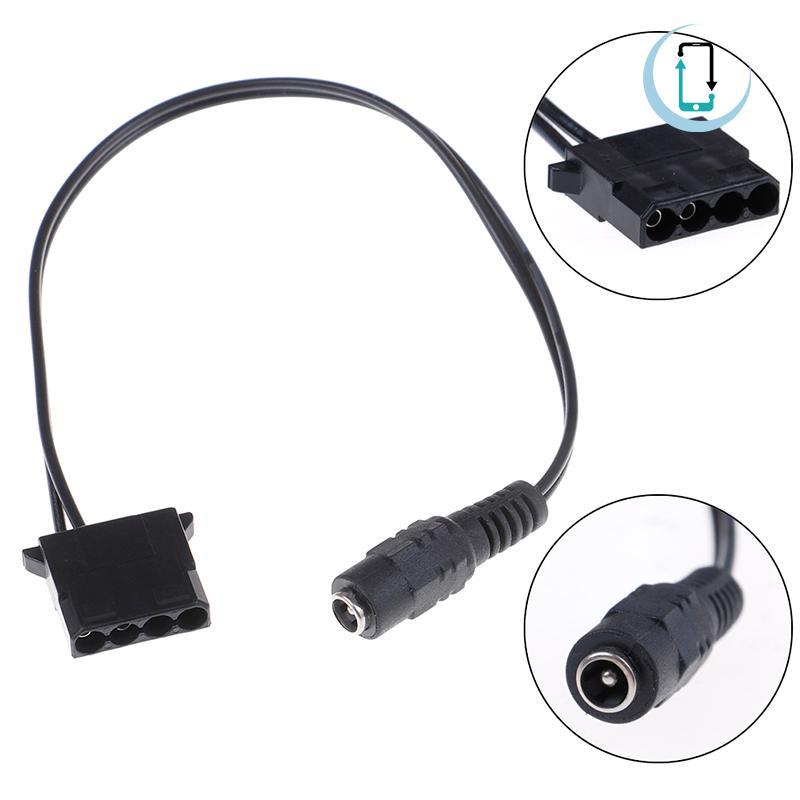 [AT] DC 5.5x2.1 มม. หญิงถึง 4Pin molex หญิงสายแหล่งจ่ายไฟสําหรับ DC power adapter TH