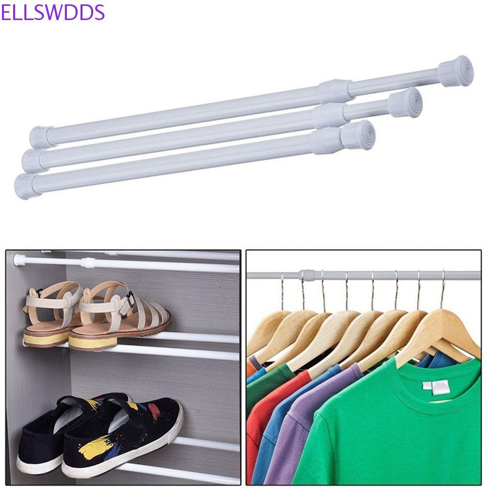 ELLSWDDS Telescopic Pole Curtain Rods Spring Load ผลิตภัณฑ์ห้องน้ํา Net Voile Tension Stick