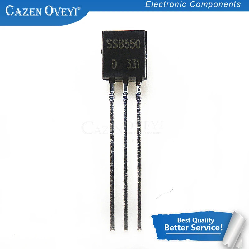 100 ชิ้น/ล็อต S8550D S8550 8550 PNP ทรานซิสเตอร์ TO-92