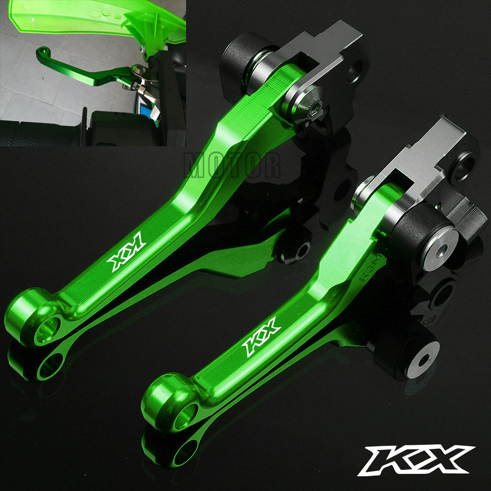 Eเบรคคลัทช์จุด Levers สําหรับ Kawasaki KX65 KX85 KX125 KX250 KX250F KX450F Dirt Bike สําหรับ KX 65 8