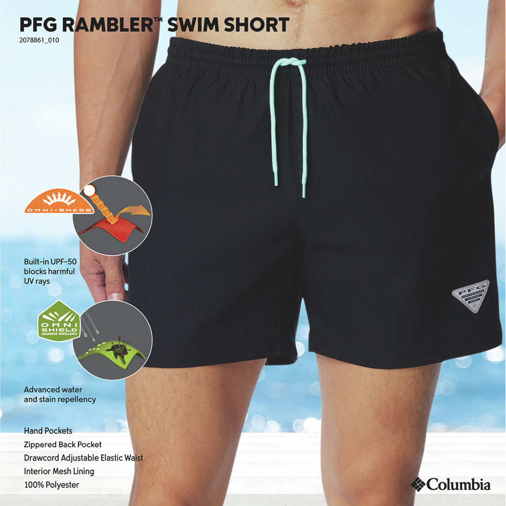 Colum Mens PFG Rambler Quick Dry Casual Loose Outdoor Beach Sports Shorts 0330