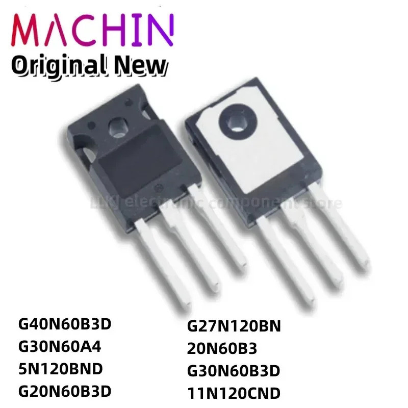 5 ชิ้น HGTG40N60B3D/30N60A4 HGTG5N120BND/20N60B3D/27N120BN TO-247 HGTG20N60B3D ทรานซิสเตอร์NG30N11N6