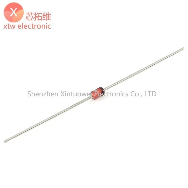 (50 ชิ้น) 1N4737A DO-41 7.5V/1W 4737 ไดโอดควบคุมแรงดันไฟฟ้าแบบอินไลน์