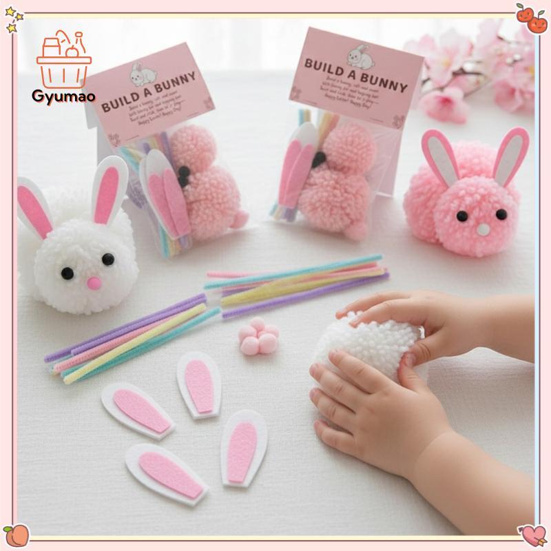 [Gyu] Bunny Easter Craft Kit สําหรับเด็ก Easter Egg Fillers, Easter Basket Stuffers สําหรับเด็ก ชิ้น