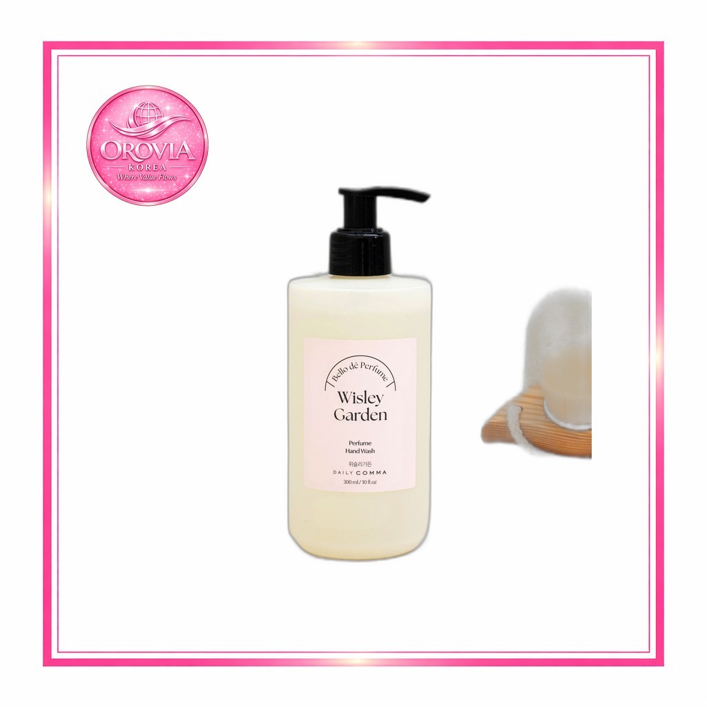 [daiso] Daily Comma Bello de Perfume Hand Wash Wisley Garden, 300ml, 1 ชิ้น/เกาหลี Hand Wash โดย ORA