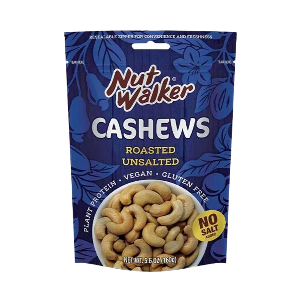 Nut Walker Roasted Cashew Nuts เม็ดมะม่วงหิมพานต์อบกรอบ 160 g. (05-8619)
