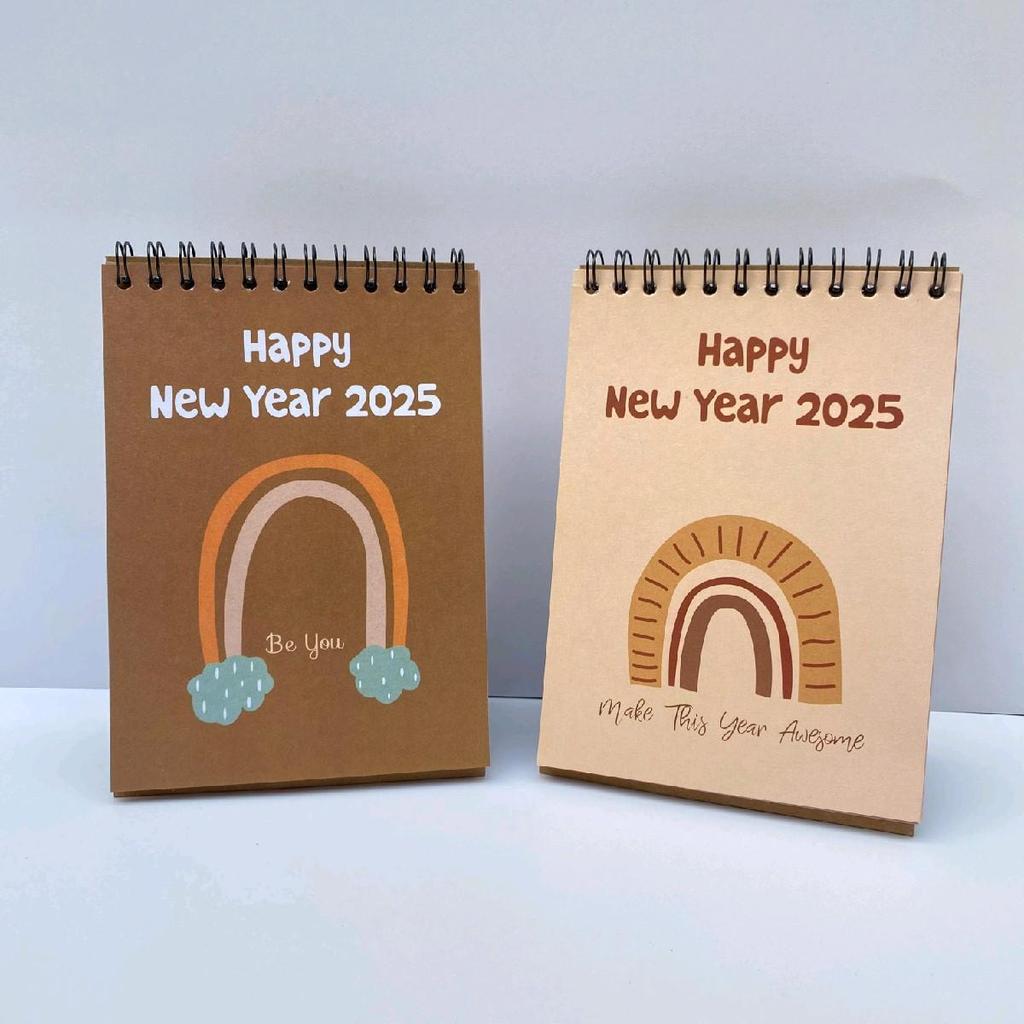 CALENDAR / AESTHETIC TABLE CALENDAR / A6 SIZE TABLE CALENDAR รูปถ่ายสีดํา