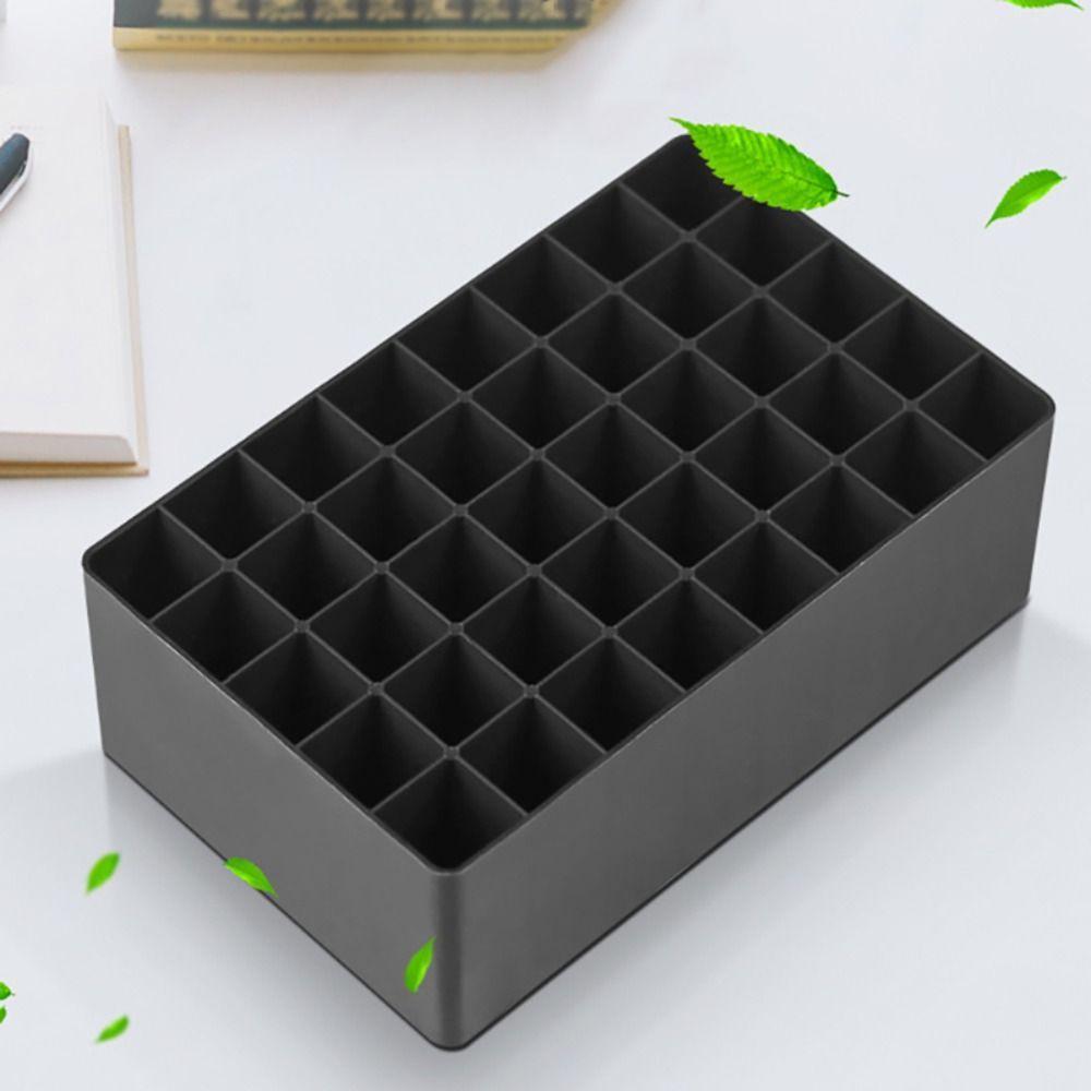 จัดส่งจากประเทศไทย ที่ใส่ปากกาSOOF, 12/24/30/40/48/80/100 ช่องที่ใส่ปากกามาร์กเกอร์ความจุขนาดใหญ่, แท่นวางแปรงแต่งหน้าแบบมัลติฟังก์ชั่น - รูปที่ 5