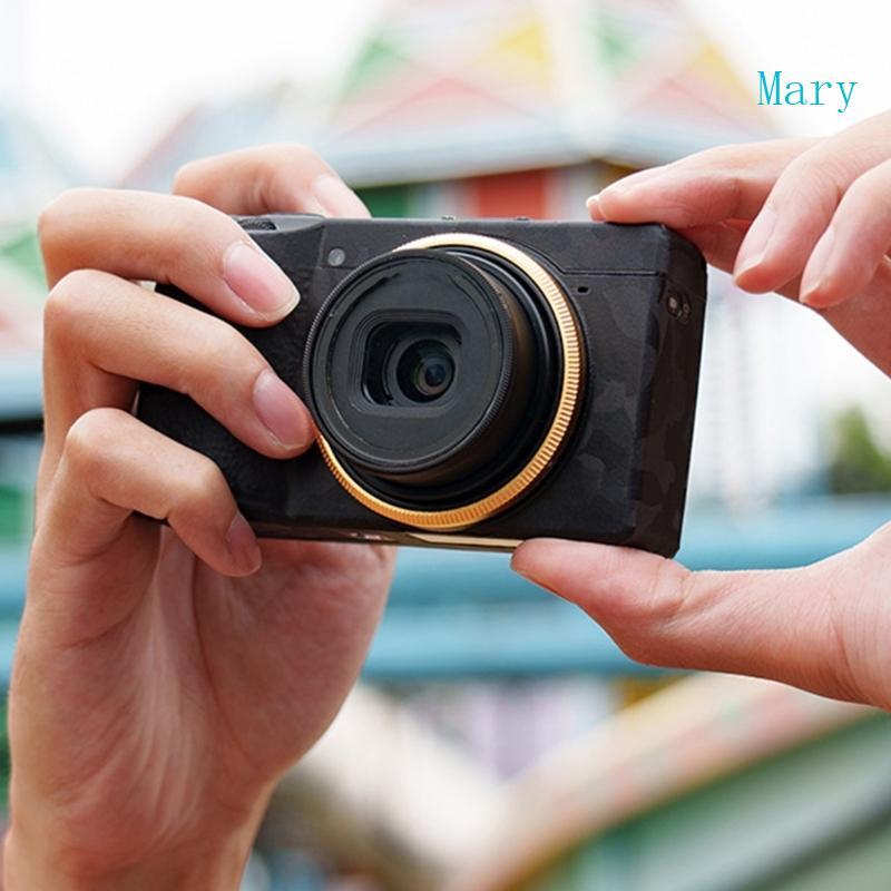 Mary Modern Metallic Color Camera Lens Tube Protector Rings for GR3x Series Accessories