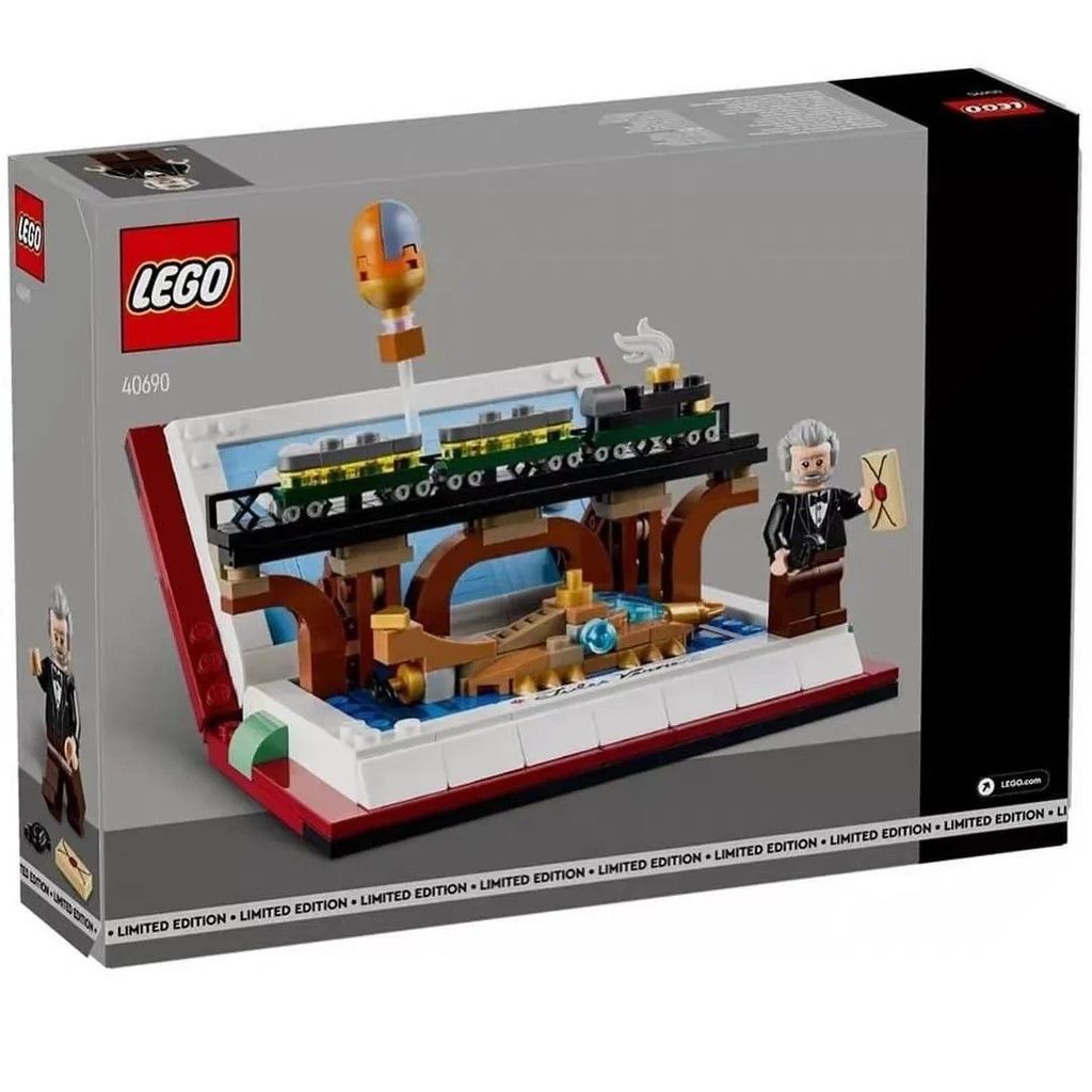 LEGO LEGO 40690 Tribute to Jule Verna/Undersea 20,000 Miles ชุดเด็กอาคารบล็อกของเล่นของขวัญ