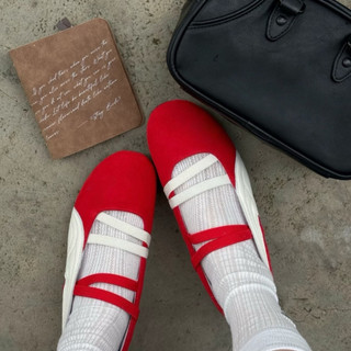 Fashion Ballet Shoes Suede Shoes for Women