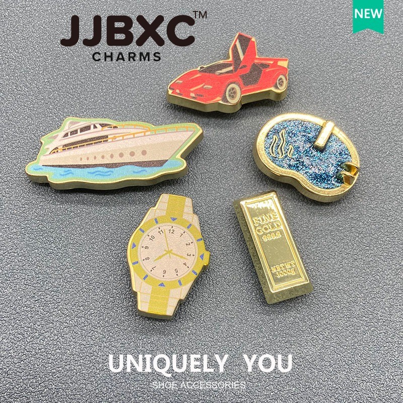 JJBXC Charm รองเท้าหัวเข็มขัดตกแต่งชุดเรือยอชท์พิเศษหรูหรา DIY เครื่องประดับแฟชั่น